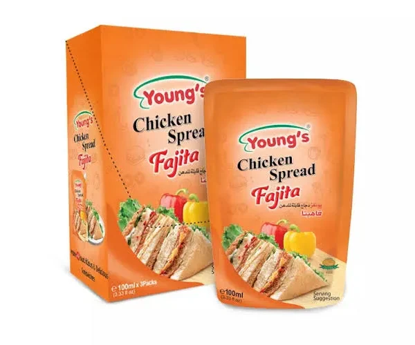young's Chicken Spread Fajita 200ML – Spicy & Creamy Delight for Sandwiches