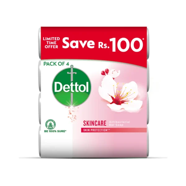 Dettol Soap Skincare 110gm - Pack of 4