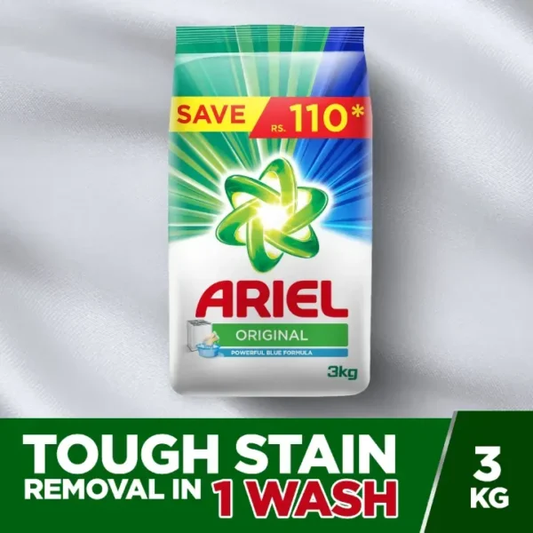 Ariel Detergent Washing Powder Original - 3kg Pack