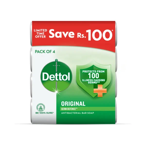 Dettol Soap Original 110gm - Pack of 4
