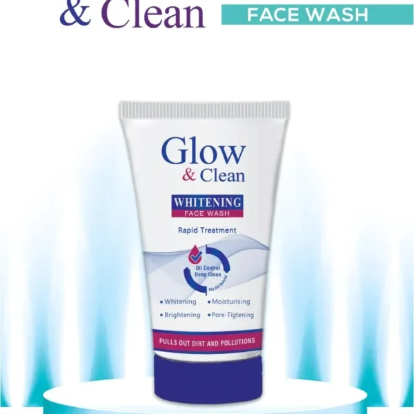 Glow and clean face wash pulls out dirt and pollution deep cleanses (120ML- ALL SKIN TYPES)