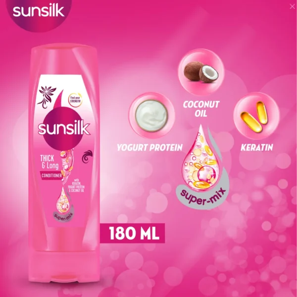 Sunsilk Conditioner Thick & Long - 180ML