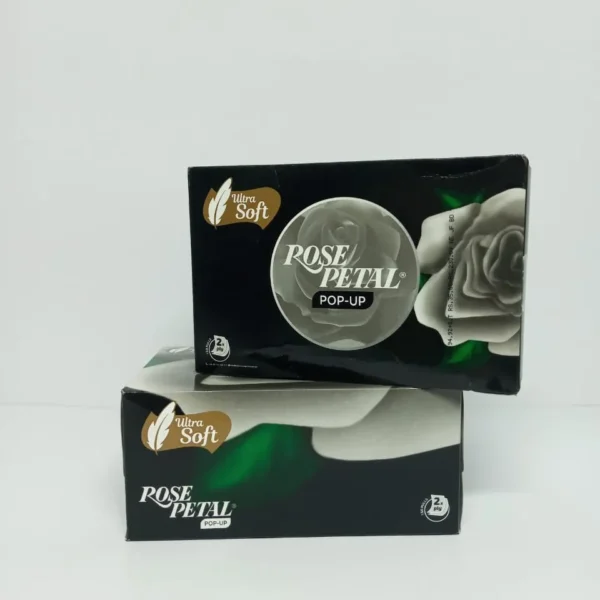 6 box | Rose Petal Pop Up Ultra Soft Facial Tissue Papers - 150 pulls x 2 ply