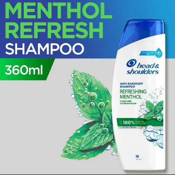 Head & shoulder Menthol refresh shampoo 360ml