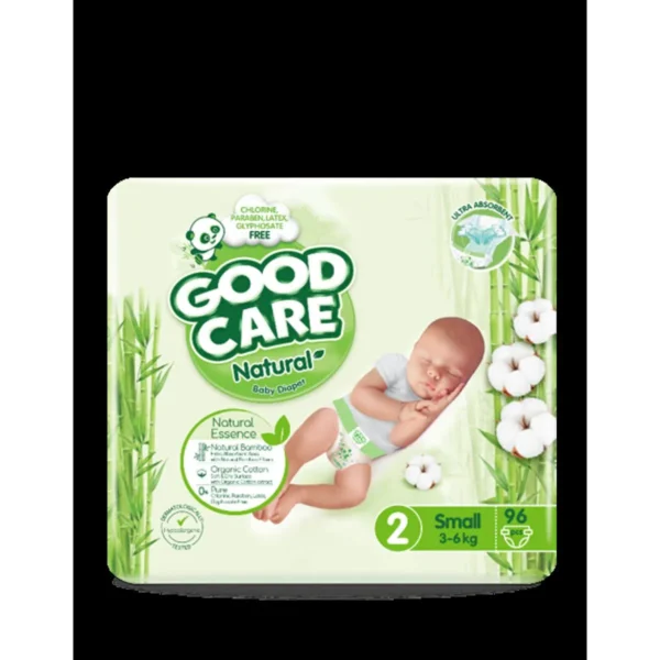 GoodCare Natural Daiper Size 2 (3-6kg) 96 pcs Mega Pack