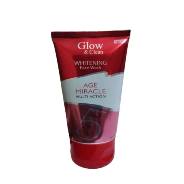 Glow and Clean Whitening Face Wash Age Miracle Multi Action 5 in-1 Face Wash