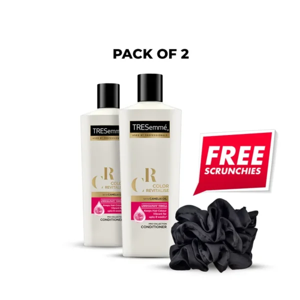 Free Scrunchie with Pack of 2 Tresemme Color Revitalize Condtioner - 160ML