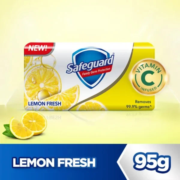 Safeguard Bath Soap Lemon Fresh 95gm
