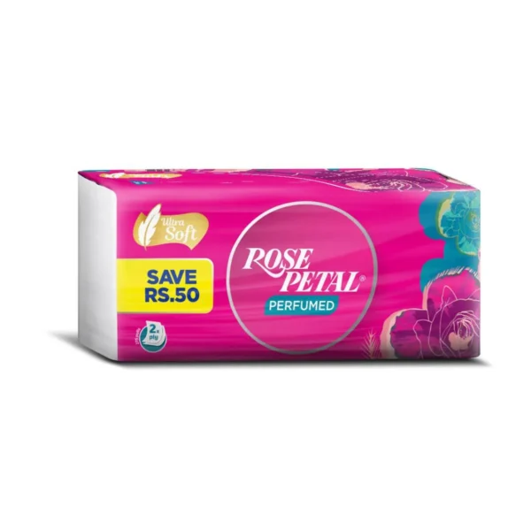 Rose Petal Perfumed Soft Pack 550 Sheets