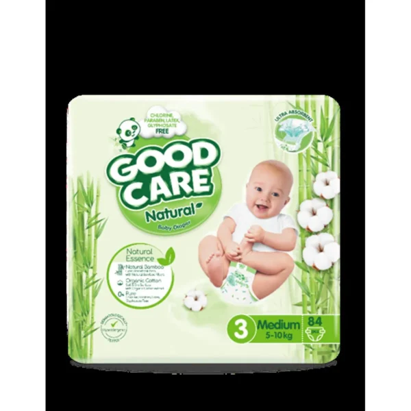 GoodCare Natural Daiper Size 3 (5-10kg) 84 pcs Mega Pack
